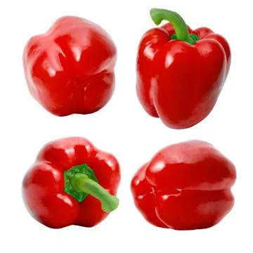 Peppers set. Stock Photos