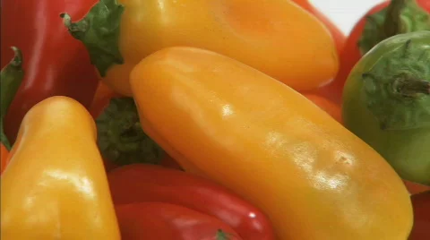 Peppers spinning all3 Stock Footage 630601