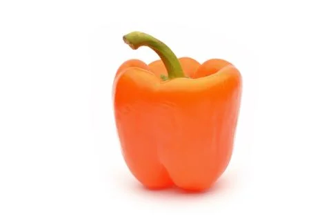 Peppers on white background Stock Photos