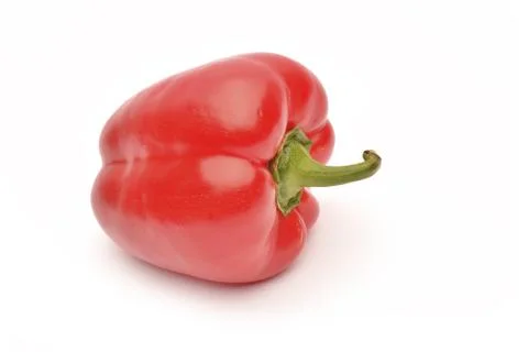 Peppers on white background Stock Photos