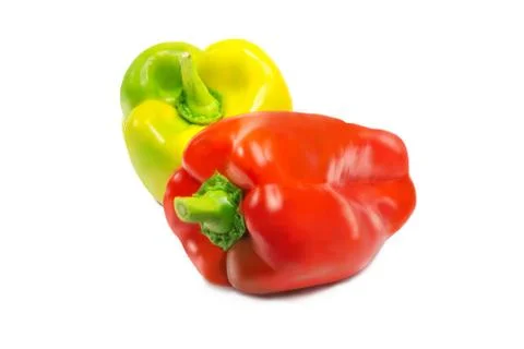 Peppers  on white background Stock-Fotos