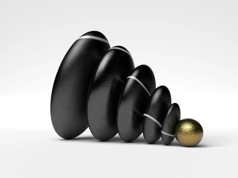 Pepple Stones Stock Illustration
