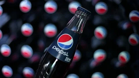 Pepsi bottles Stock Footage 77050733
