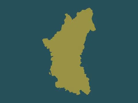 Perak, Malaysia. Solid color shape Stock Illustration