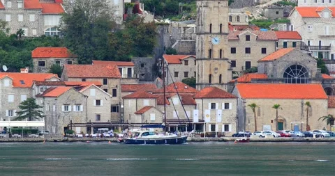 Perast Montenegro Video stock 143313707