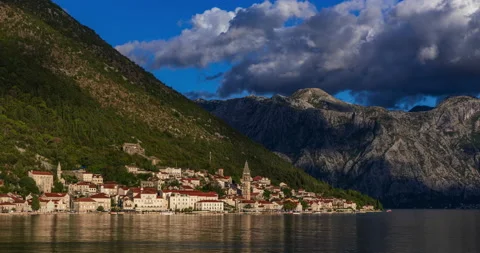 Perast Montenegro Stock Footage 143313937