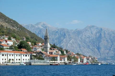 Perast. Stock Photos