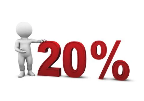 Percent 20 Stock Illustration