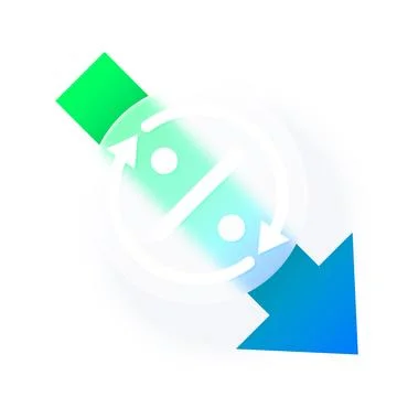 Percent chart graph glassmorphism effect, transparent blur button with 스톡 일러스트