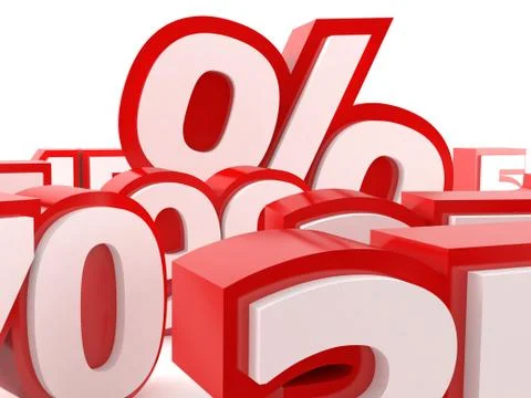 Percent concept Stock Illustration