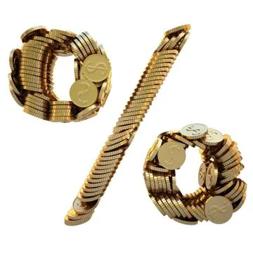 Percent Illustrazione stock