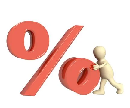 Percent Stock Illustration