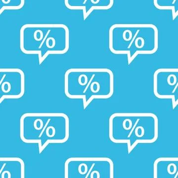 Percent message pattern Stock Illustration