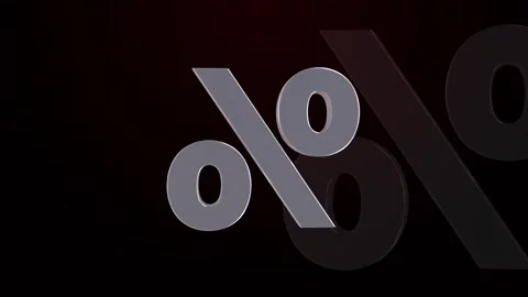 Percent Sign Background Stock Footage 343278519