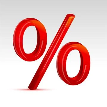 Percent sign Stock Illustration