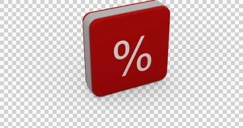 Percent sign vector icon Stock Photos