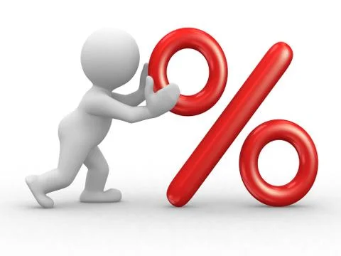 Percent symbol Illustrazione stock