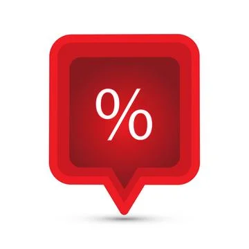 Percent symbol Stock Illustration