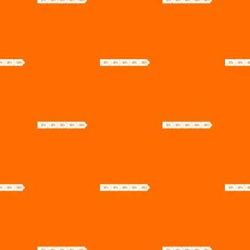 Percentage arrow infographic pattern seamless Illustrazione stock