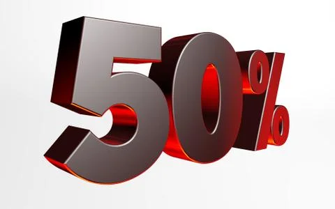 Percentage discount concept Stock Illustration