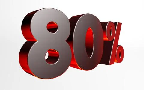 Percentage discount concept Stock Illustration