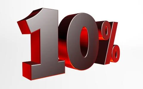 Percentage discount concept Stock-Illustration