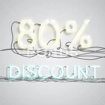 Percentage of discount, vector illustration Stock Illustration