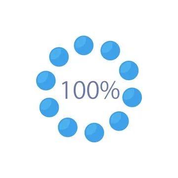 Percentage dot infographic chart design template 스톡 일러스트