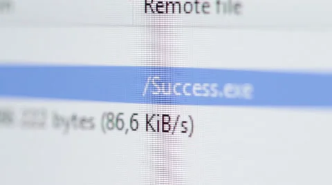 Percentage of download completion on computer 動画素材 44236143