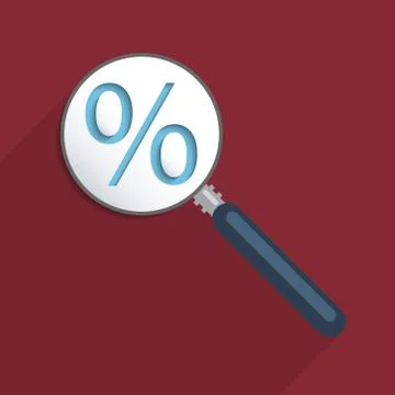 Percentage sign Stock Illustration