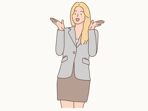 Percentage of women with two hands. vector illustration Stock Illustration