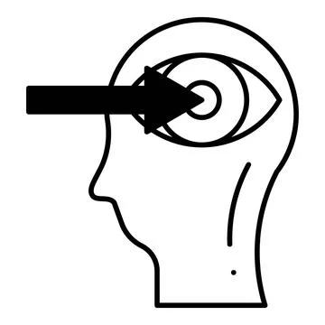 Perception Dualtone Icon Stock Illustration