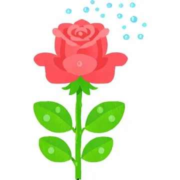 Perception Flower Red Bloom Saga Love Иллюстрация