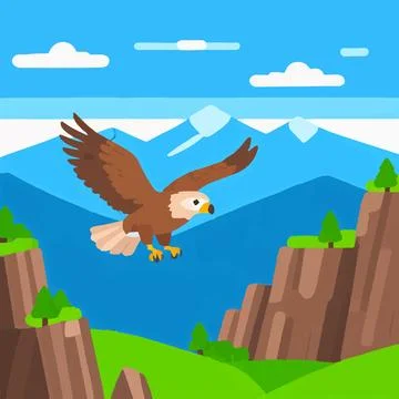 Perch Wing Feathers flock Nest Иллюстрация