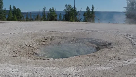 Percolating Spring - Yellowstone West Thumb Geyser Basin 스톡 동영상 279421757