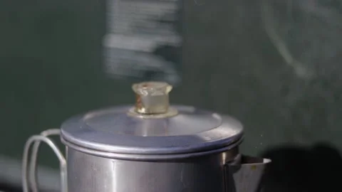 Percolator Camp Coffee Video stock 147939245
