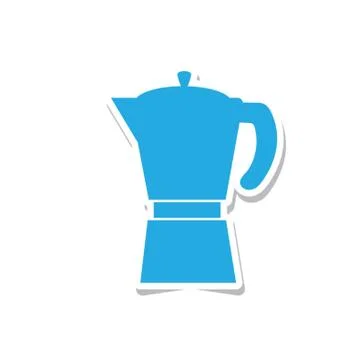 Percolator Sticker Stock Illustration