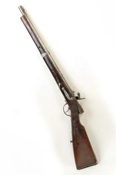 Percussion cap muzzle loader used in the 19. th century Stock Photos