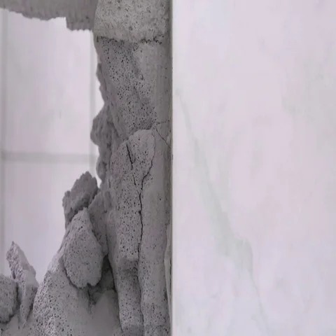 Percussion drill pinching wall Stock Footage 69282611