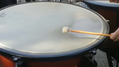 Percussion drum of orchestra Video stock 91555256
