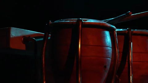 Percussion instrument close-up 5 Stock Footage 311335643