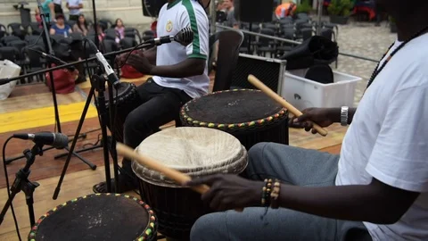 Percussion instrument Stock Footage 91574761