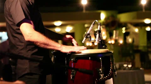 Percussion Player Stock Footage 24671187