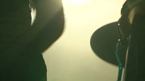 Percussionist closeup on stage - scene 2 Stock Footage 34137558