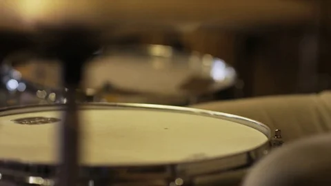 Percussionist Playing Drum Stock Footage 72159338