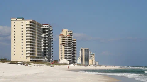 Perdido Key Beach Stock Footage 26105275