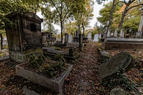 Pere Lachaise graveyard 库存照片