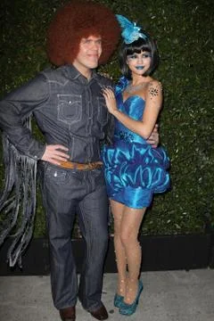 Perez hilton's blue ball 33rd  birthday celebration Stock Photos