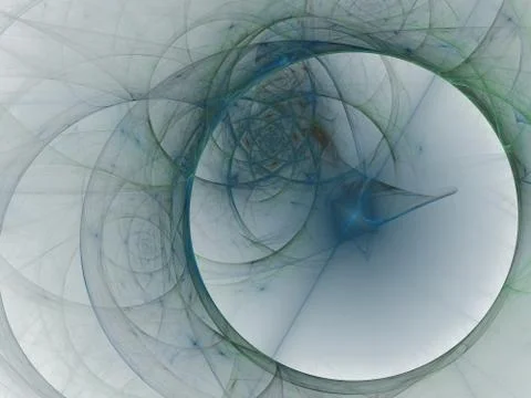 Perfect abstract digital blue background. Composition of bubbles and circles Stock Illustration