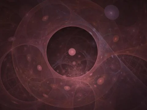 Perfect abstract digital purple background. Vortextunnel, 3d illustration Stock-Illustration